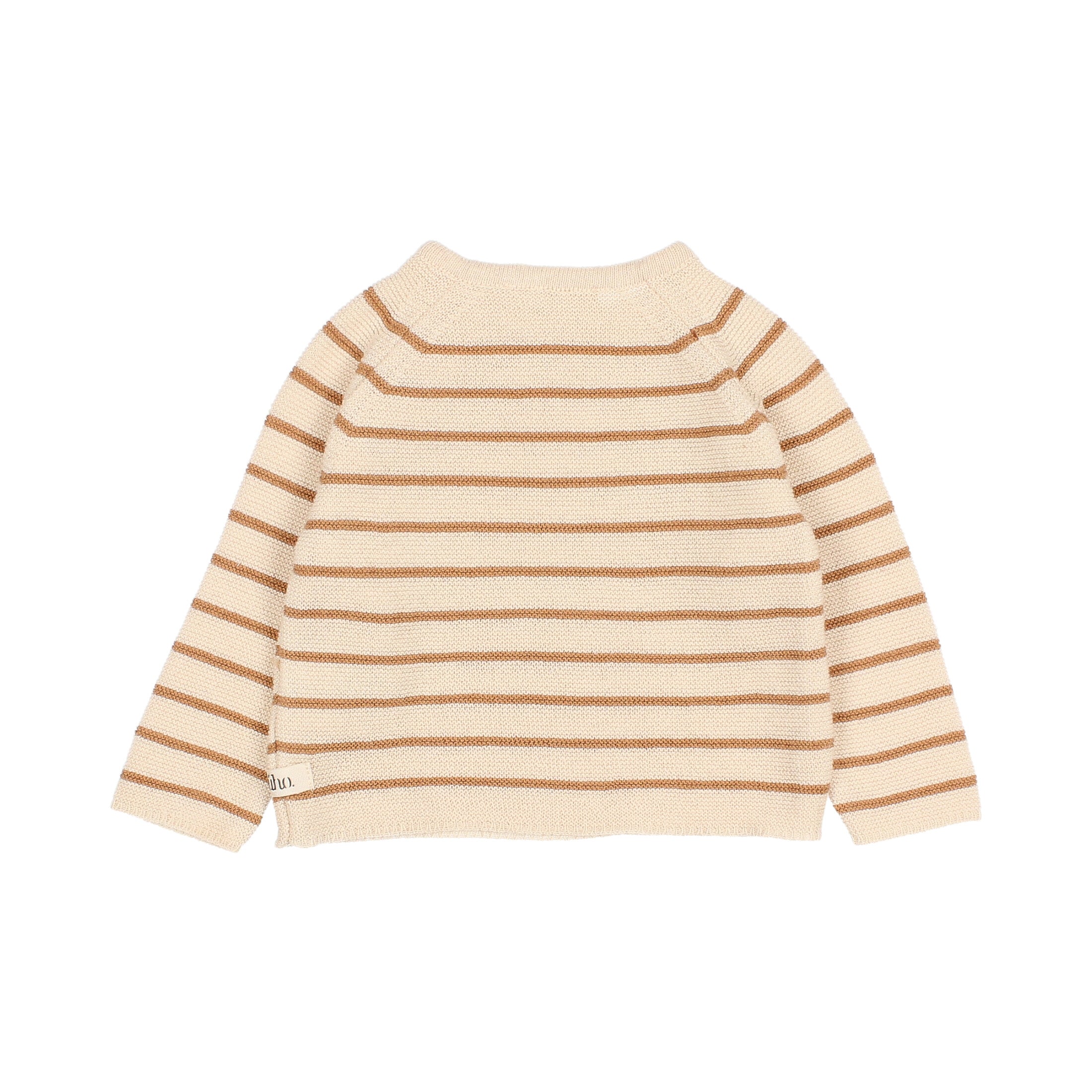 Baby Strickpullover gestreift aus 100% Bio-Baumwolle