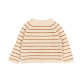 Baby Strickpullover gestreift aus 100% Bio-Baumwolle