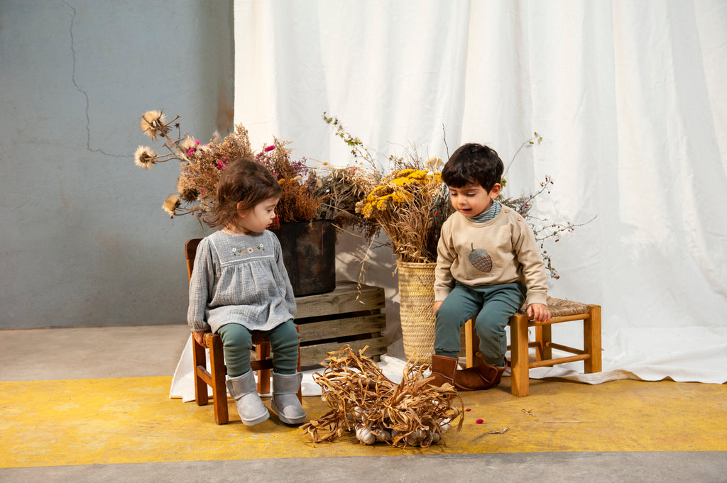 Baby Musselin Kleid aus 100% Baumwolle