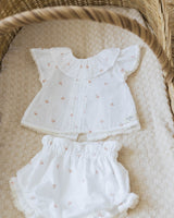 Baby Kurzarmbluse aus 100% Baumwolle