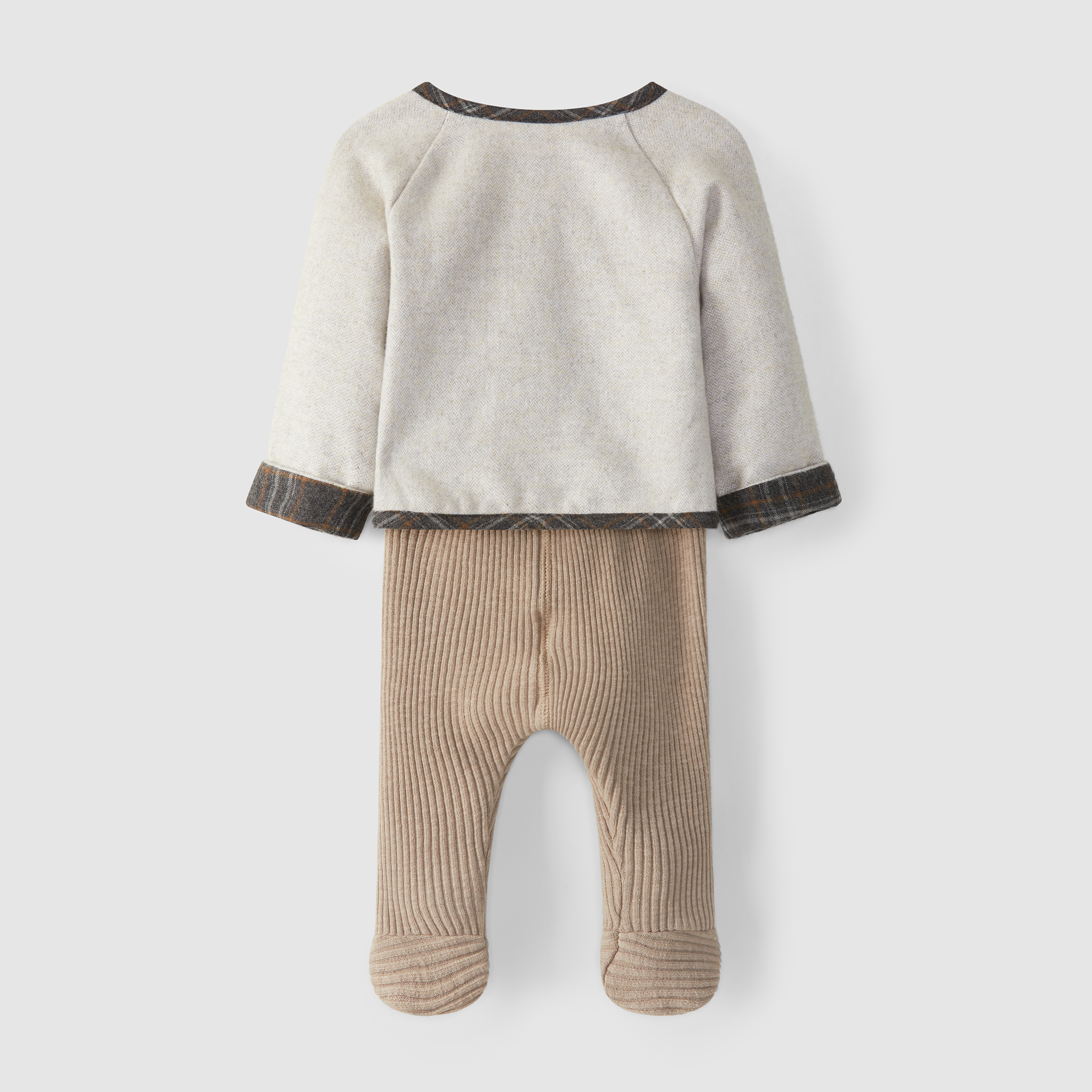 Baby Outfit Shirt kariert und Hose