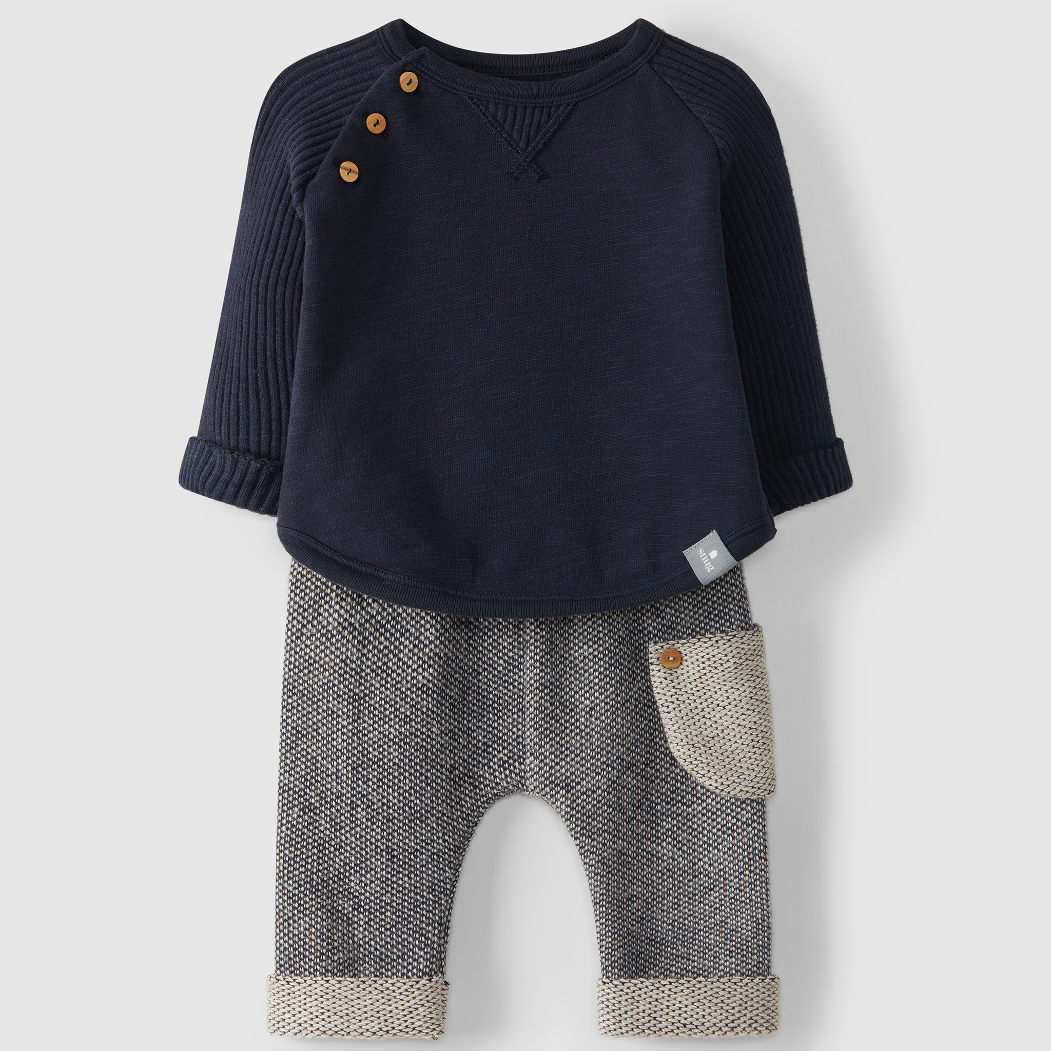 Baby Sweatshirt aus 100% Bio Baumwolle