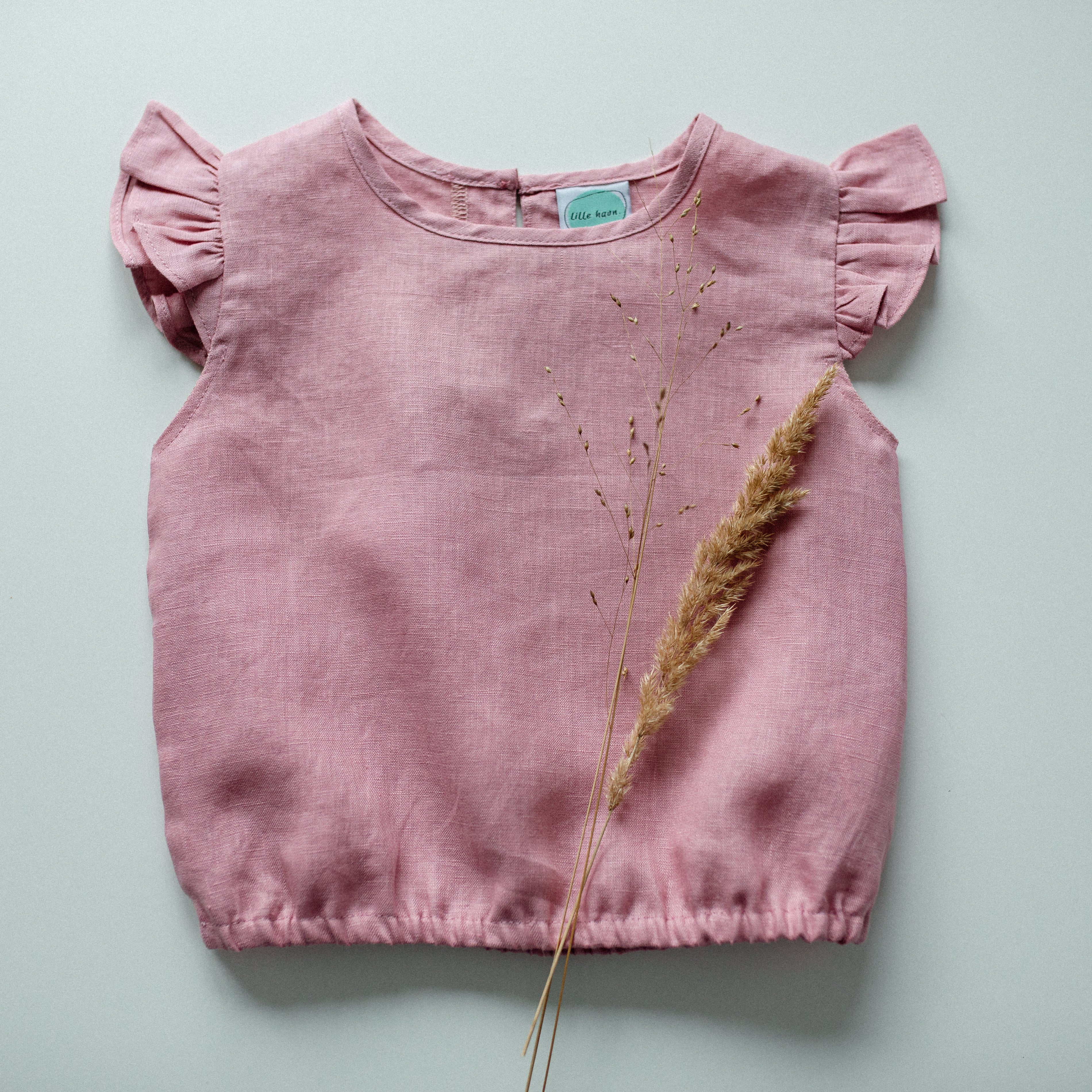 Baby Bluse aus 100% Leinen