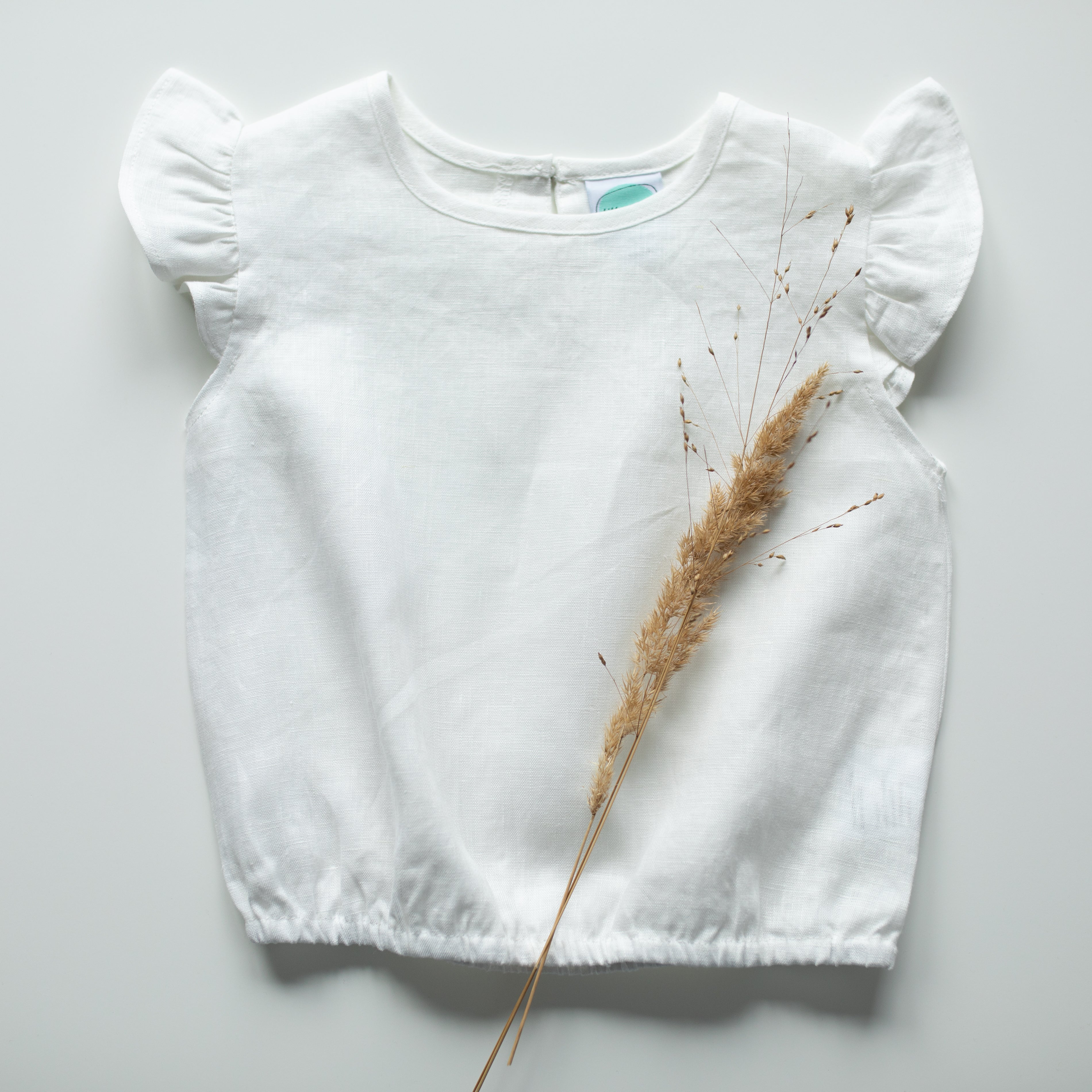 Baby Bluse aus 100% Leinen