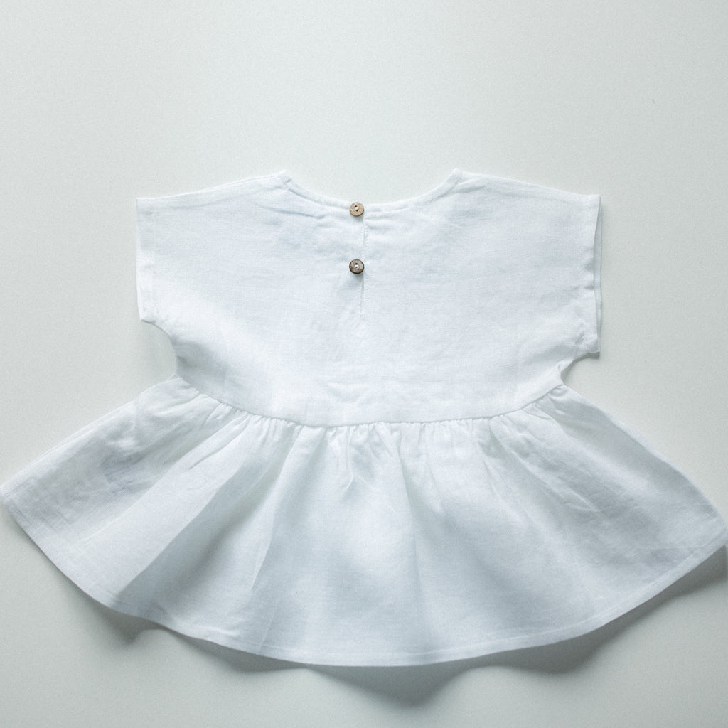 Baby Top aus 100% Leinen