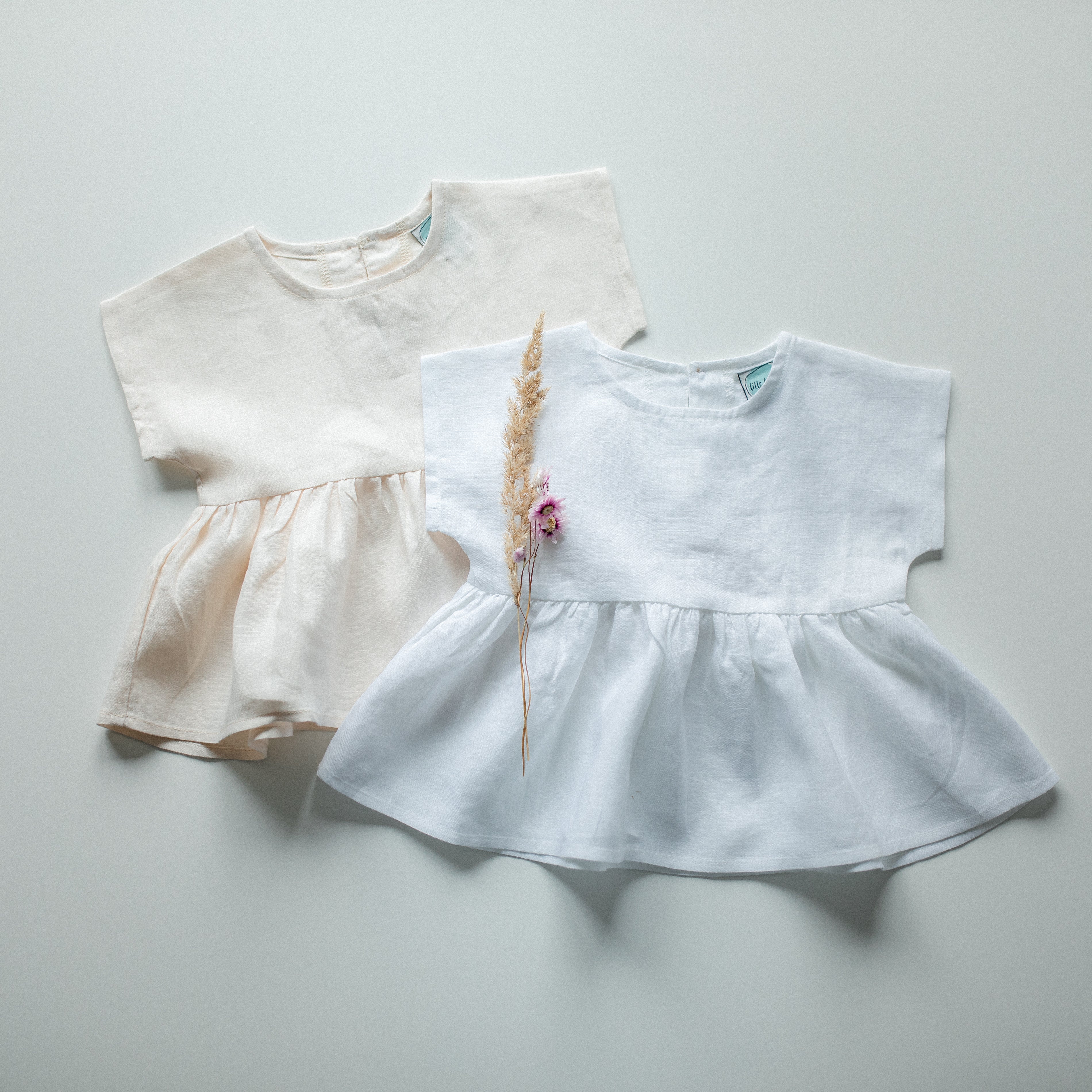 Baby Top aus 100% Leinen