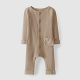 Baby Overall Anzug in Rippoptik