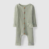 Baby Overall Anzug in Rippoptik