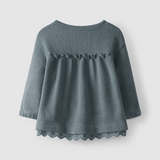 Babykleid aus 100% Bio Baumwolle mit Rüschen