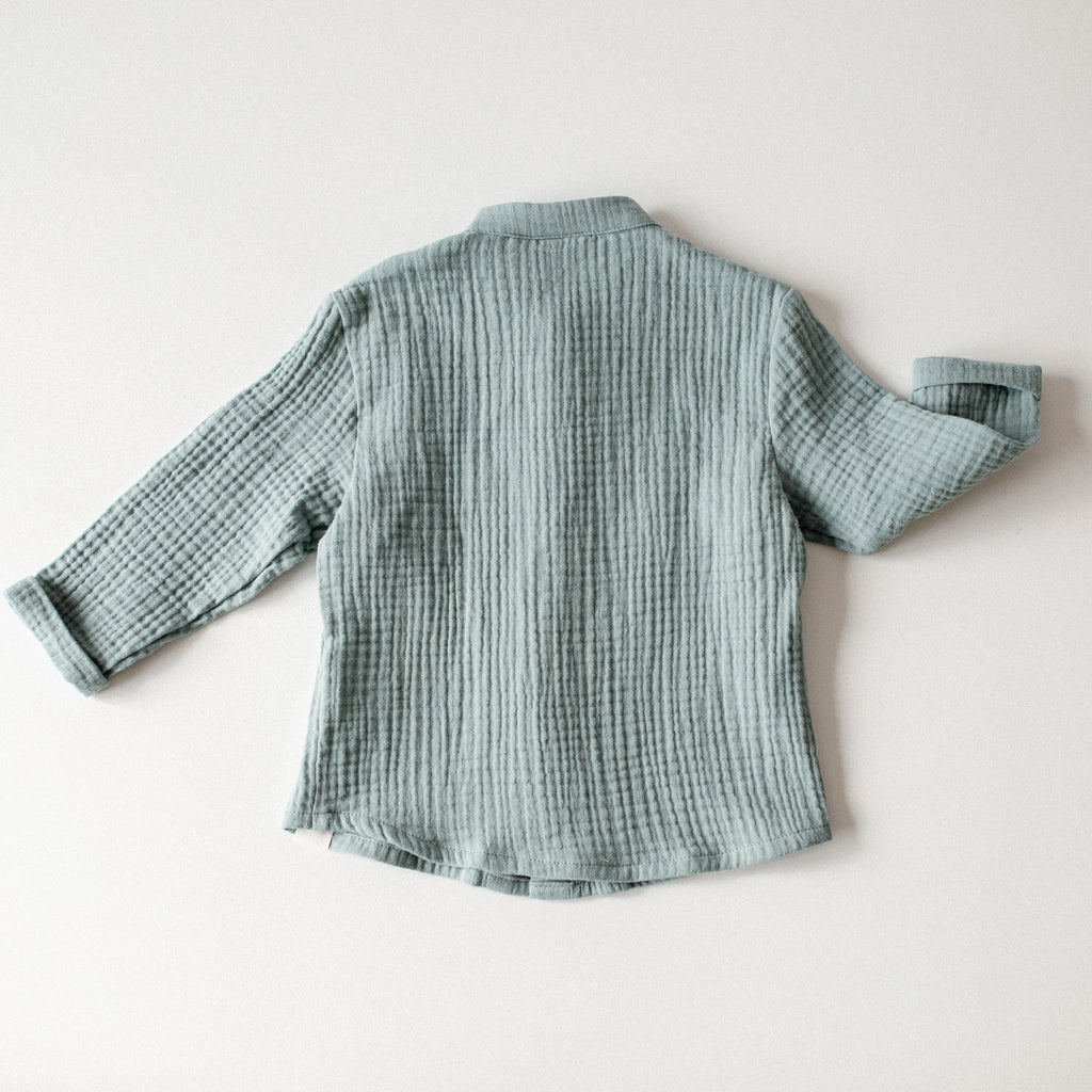 Baby Musselinhemd 100% Bio Baumwolle