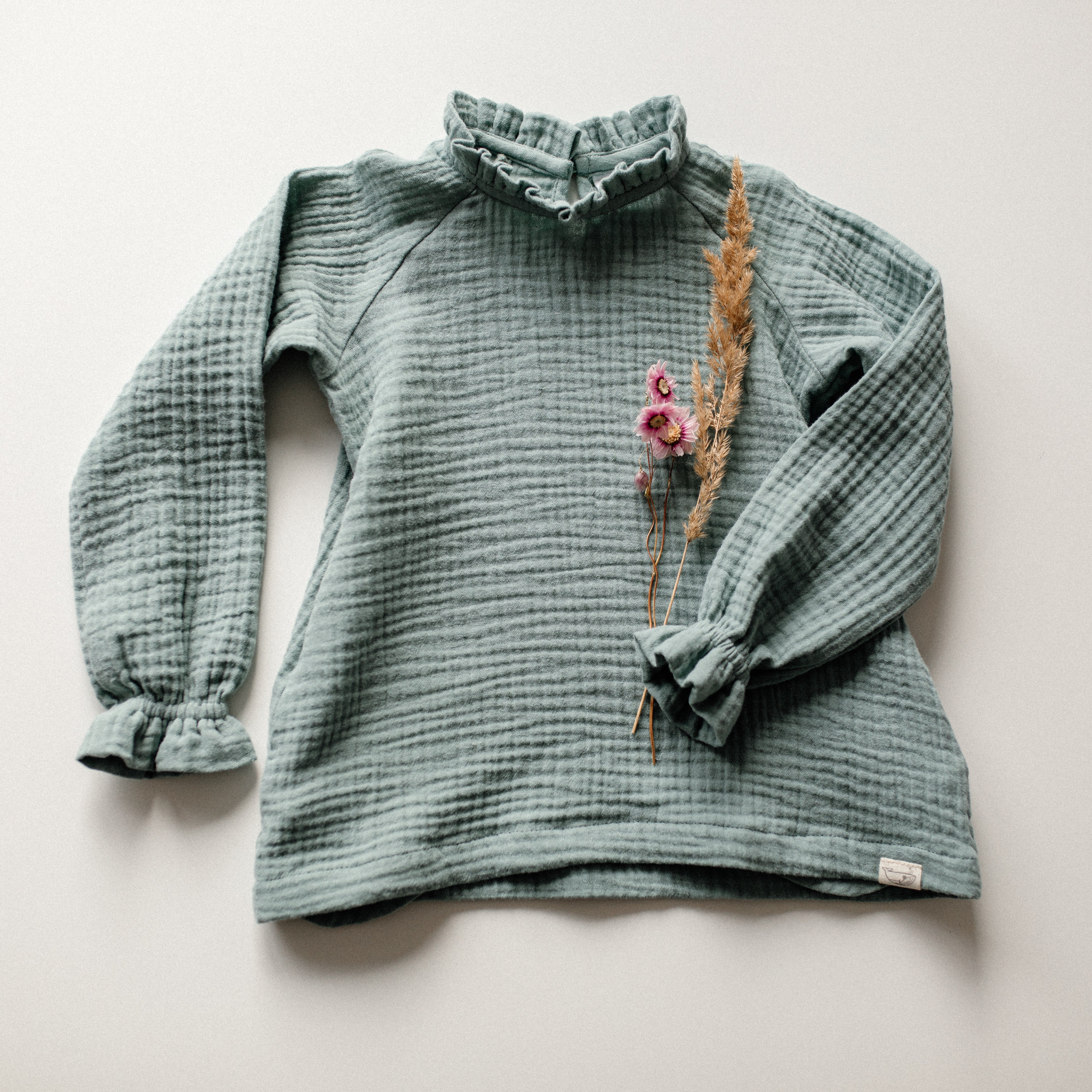 Baby Musselinkleid 100% Bio Baumwolle