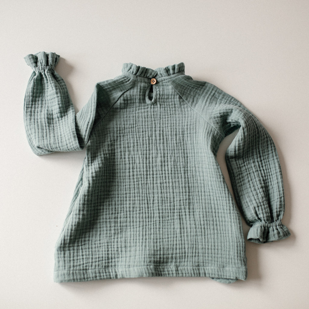 Baby Musselinkleid 100% Bio Baumwolle