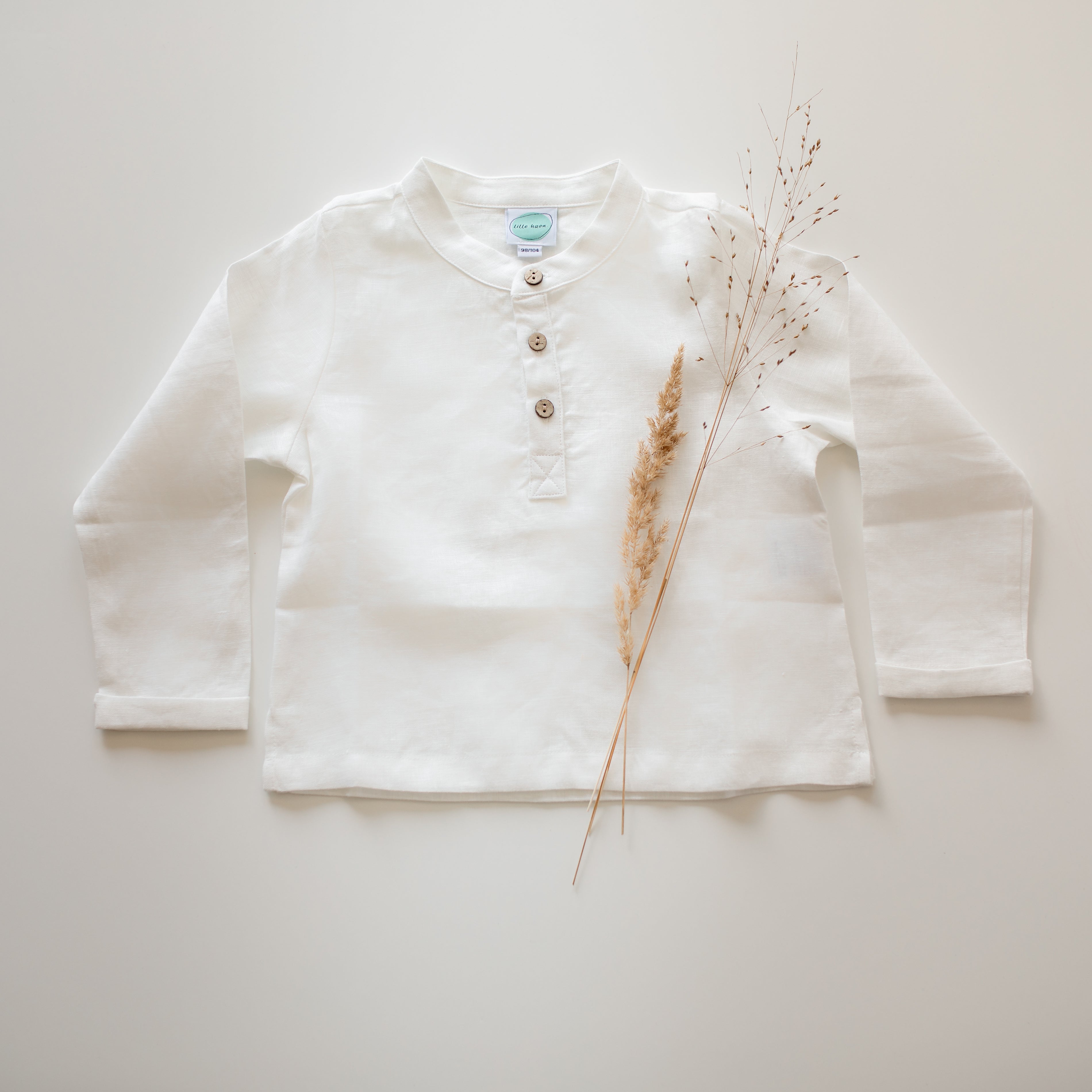 Baby Hemd aus 100% Leinen