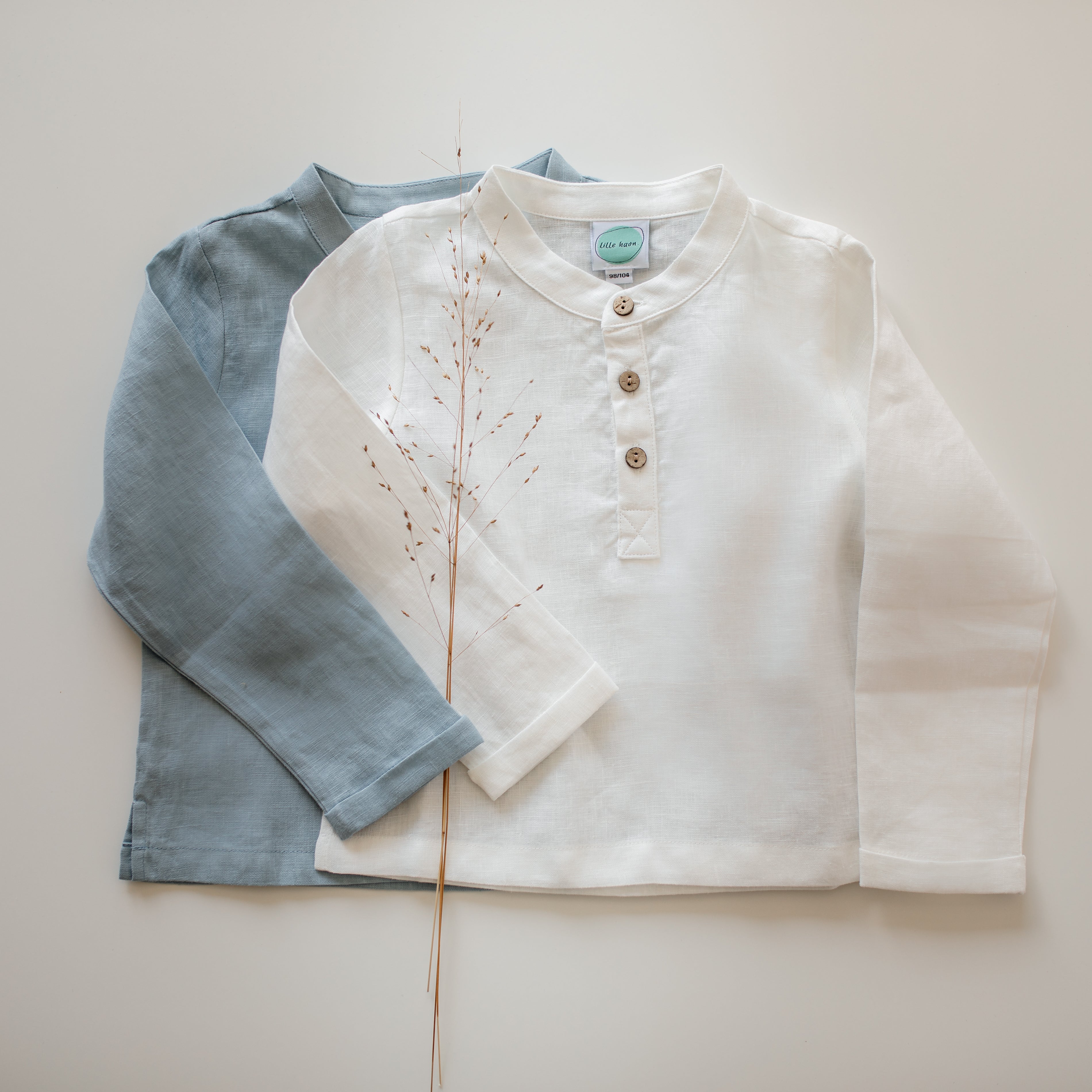 Baby Hemd aus 100% Leinen