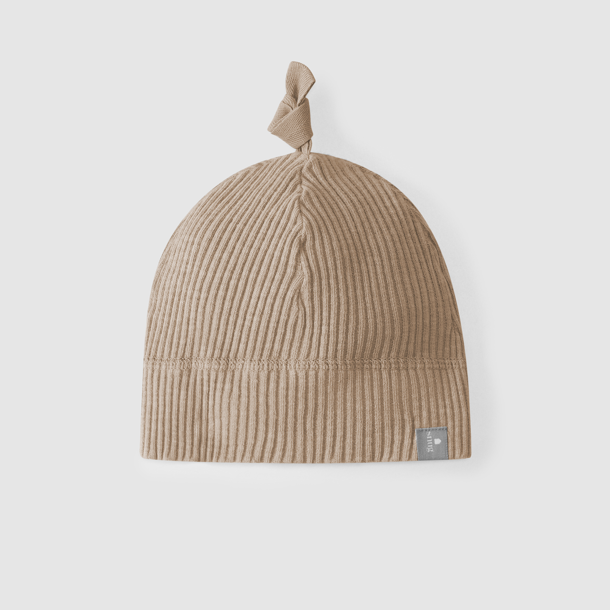 Babymütze in Rippoptik