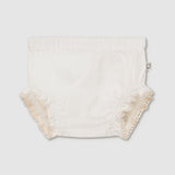 Baby Pumphose aus Leinen mit Rüschen