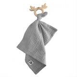 Baby Musselintuch mit Beißring