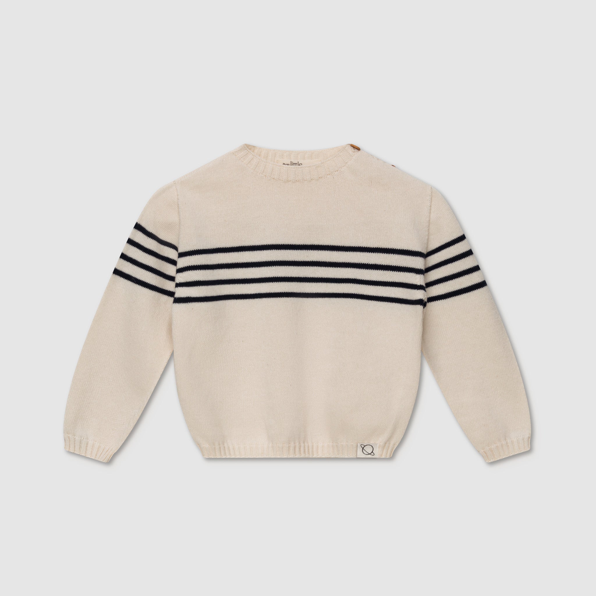 Baby Strickpullover mit Streifen