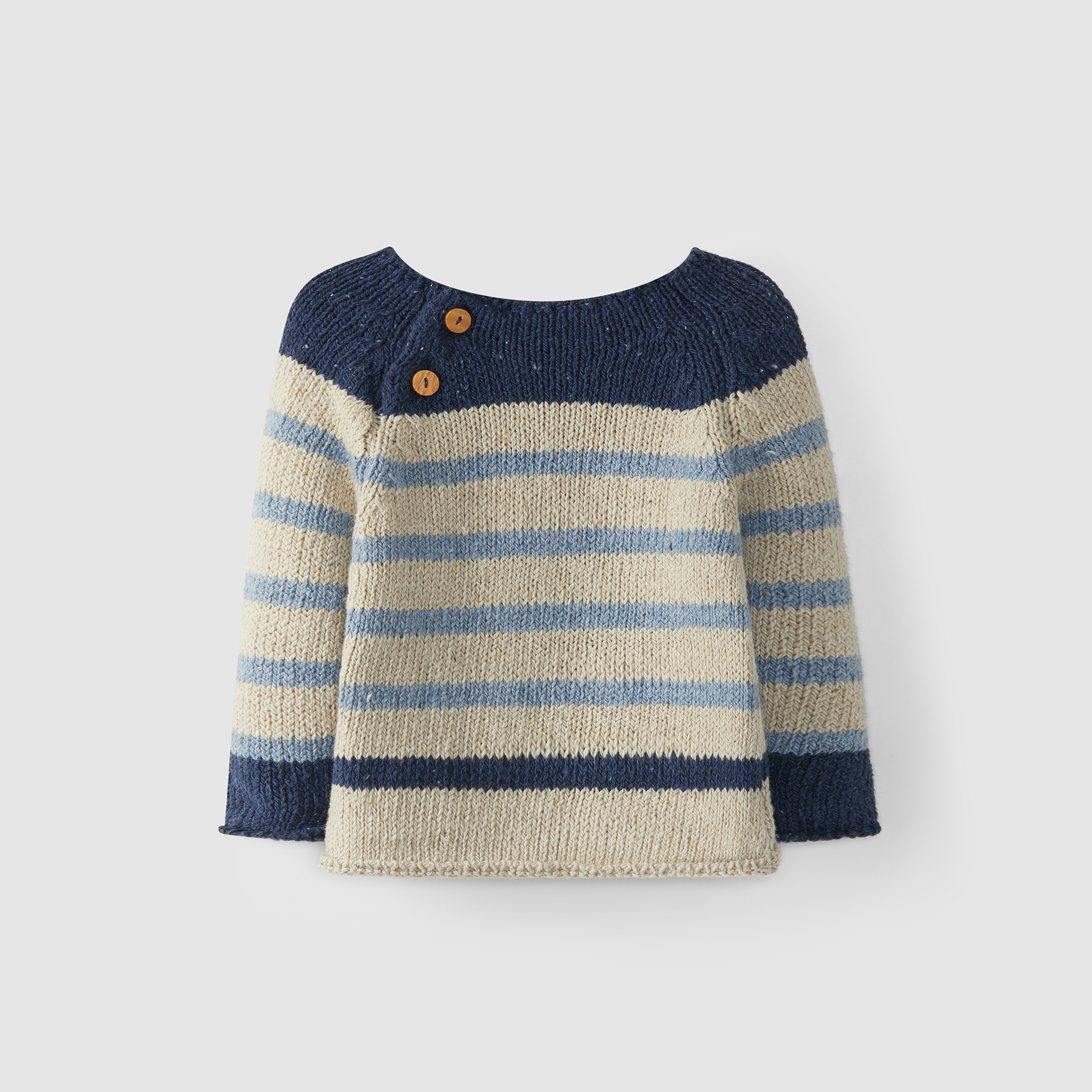 Baby Pullover mit Streifen