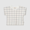 Baby T-Shirt aus 100% Bio-Baumwolle kariert