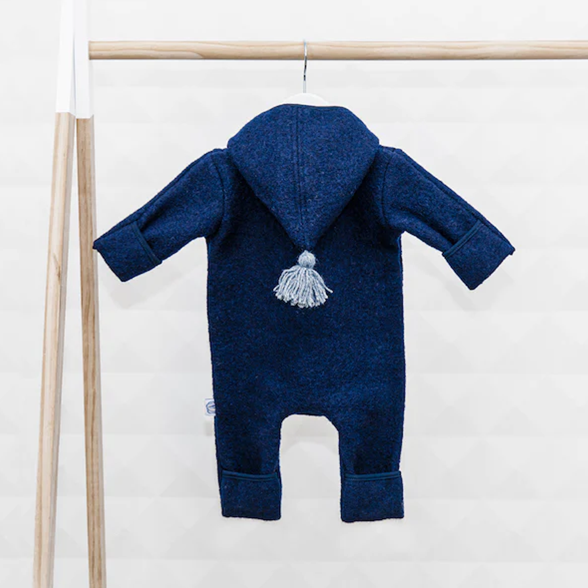 Baby Walkoverall aus 100% Wolle