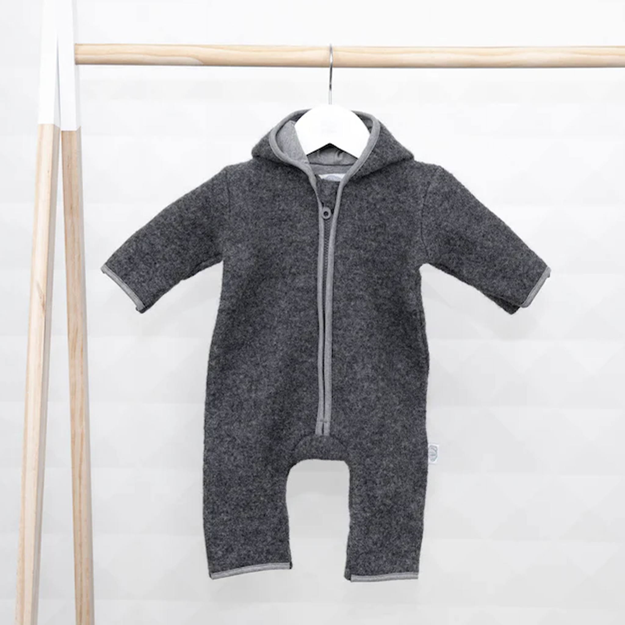 Baby Walkoverall aus 100% Wolle